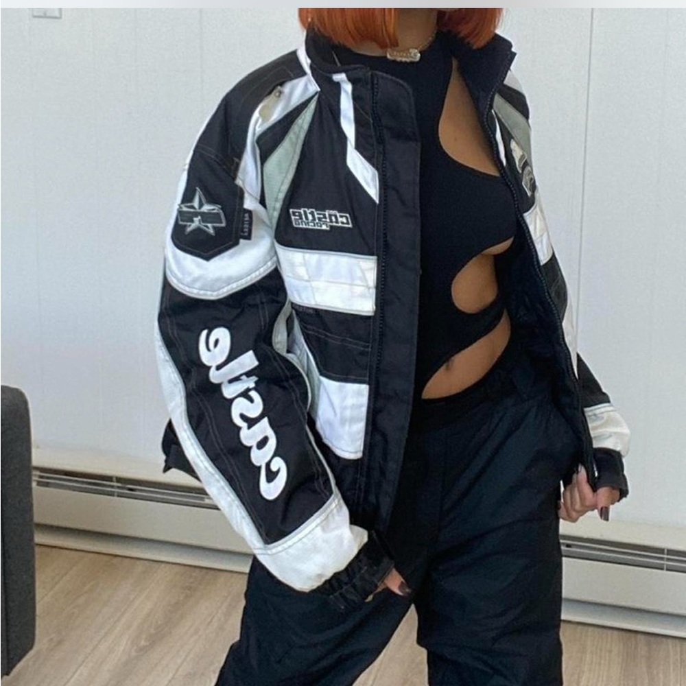 Castle Women's Black and White Ski Jacket